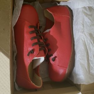 NEW hand made leather tennis shoes